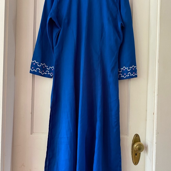 Vintage India Embroidered Tunic Midi Dress - Picture 7 of 11
